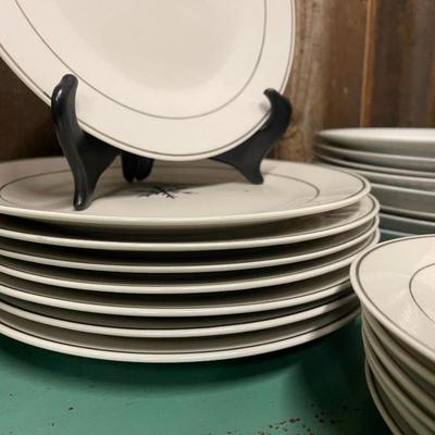 Lot of Snowflake Dishes