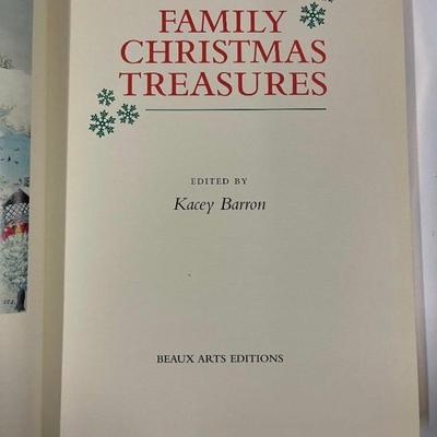 Beaux Arts Editions Family Christmas Treasures Book Edited by Kacey Barron