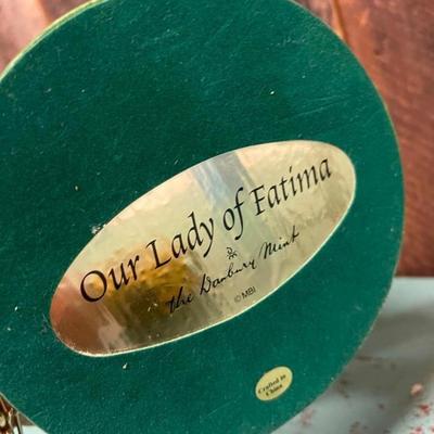 Danbury Mint "Our Lady of Fatima" Figurine.