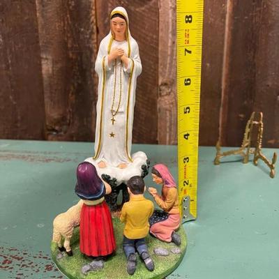 Danbury Mint "Our Lady of Fatima" Figurine.