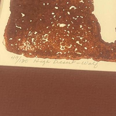 Limited Edition Lithograph, Signed & Numbered