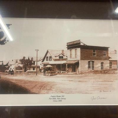 Signed Photo of Far Hills NJ by Joe Orsag