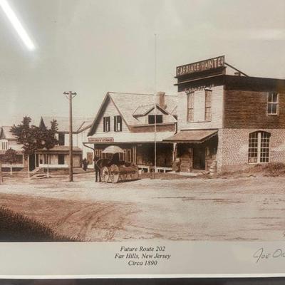 Signed Photo of Far Hills NJ by Joe Orsag