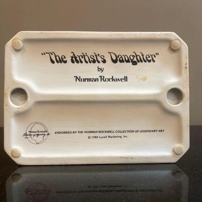 Norman Rockwell “The Artist’s Daughter” Collectible Porcelain Figurine