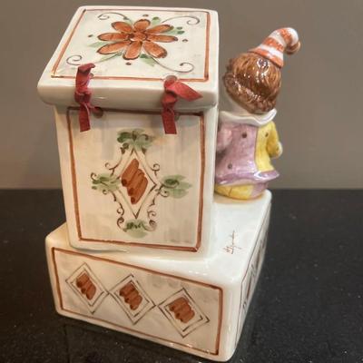 vintage Schmid music box “the entertainer“