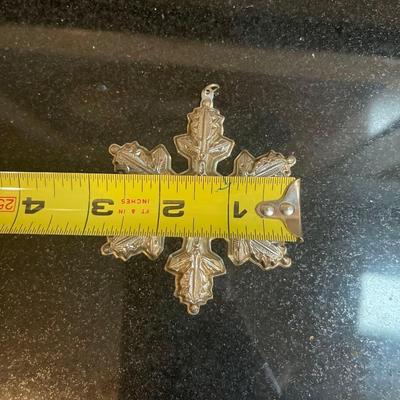 Gotham 1997 Sterling Silver Christmas Snowflake Ornament
