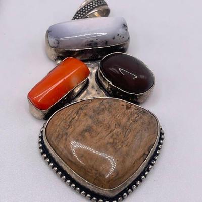 Lot of Sterling Silver & Costume Jewelry Pendants I