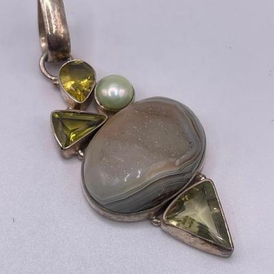 Lot of Sterling Silver & Costume Jewelry Pendants II