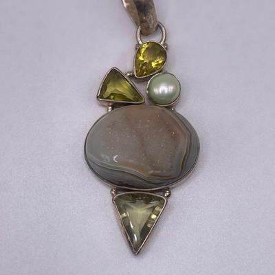 Lot of Sterling Silver & Costume Jewelry Pendants II