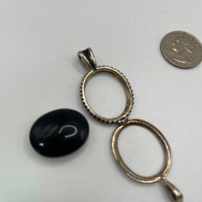 Lot of Sterling Silver & Costume Jewelry Pendants IV