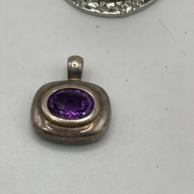 Lot of Sterling Silver & Costume Jewelry Pendants VIII