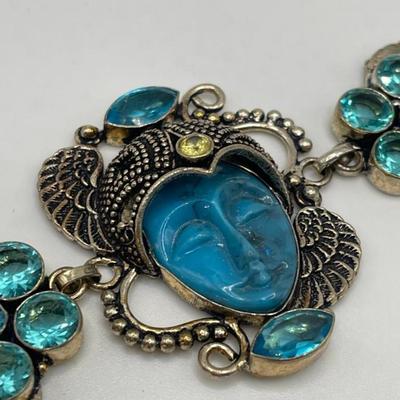 Sterling Silver Bracelet with Assorted Beads