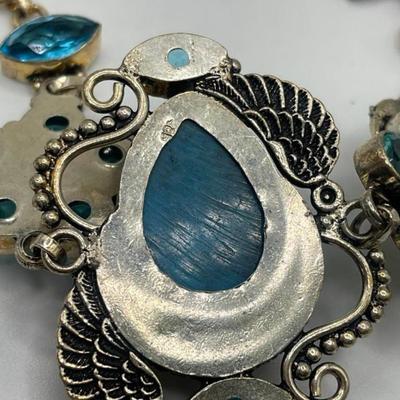 Sterling Silver Bracelet with Assorted Beads