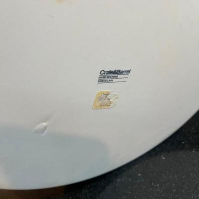 Lot of 3 White Porcelain Serving Dishes