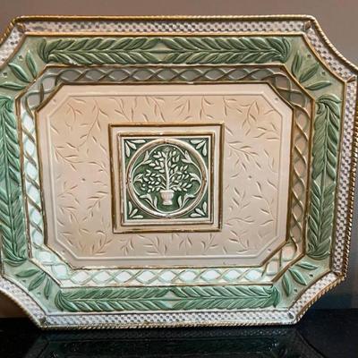 Lot of Home Accents & Fitz & Floyd Serving Platter