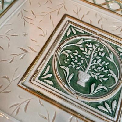 Lot of Home Accents & Fitz & Floyd Serving Platter