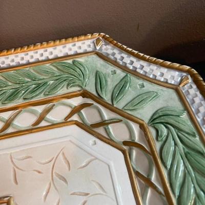 Lot of Home Accents & Fitz & Floyd Serving Platter