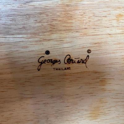 Georges Briard Cheese Board & Royal Worcester Evesham Porcelain