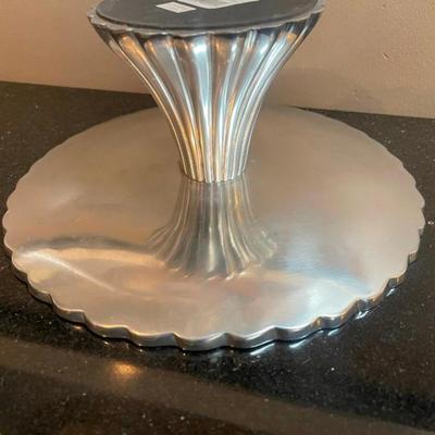 Julia Knight 10" Peony Footed Cake Plate with Cake Server