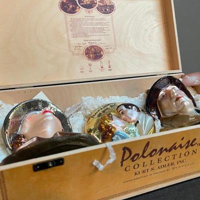 Kurt Adler Polonaise Collection Box of Casablanca Ornaments