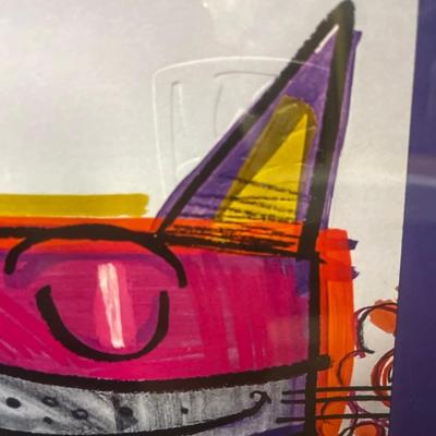 David Le Batard LEBO limited edition, signed and numbered serigraph custom framed