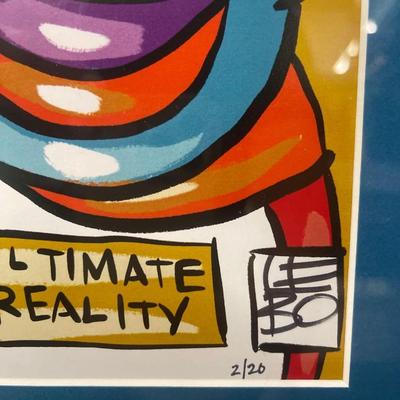 David Le Batard, LEBO, Signed & Numbered Ltd Ed Serigraph