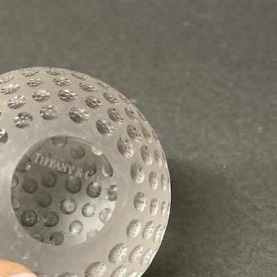 Tiffany & Co Crystal Golf Ball & Swarovski Crystal Golf Bag