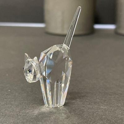 Lot of 2 Swarovski Crystal Figurines: Tomcat & Tom Gosling Goose