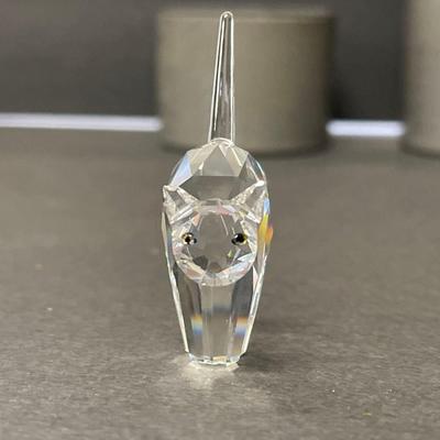 Lot of 2 Swarovski Crystal Figurines: Tomcat & Tom Gosling Goose