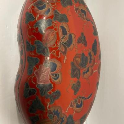 Hand Painted Decorative Kidney Shaped Box