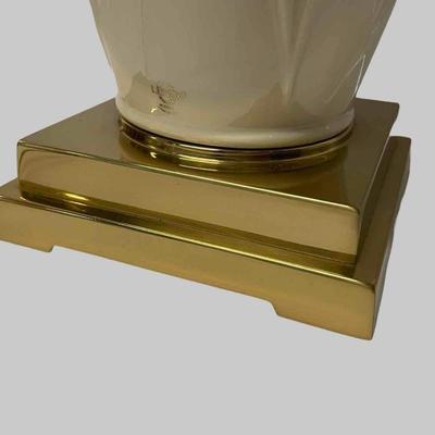 Lenox Ivory Porcelain Table Lamp
