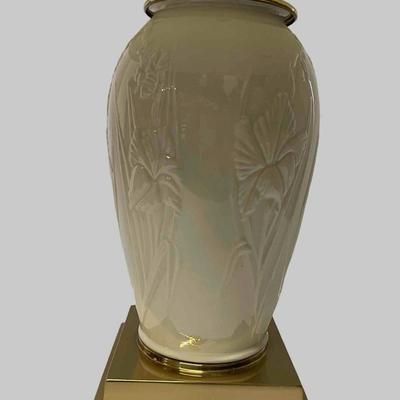 Lenox Ivory Porcelain Table Lamp