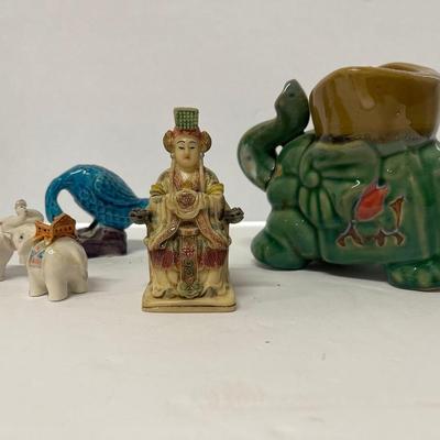 Lot of Assorted Chinese Porcelain & Resin Figurine