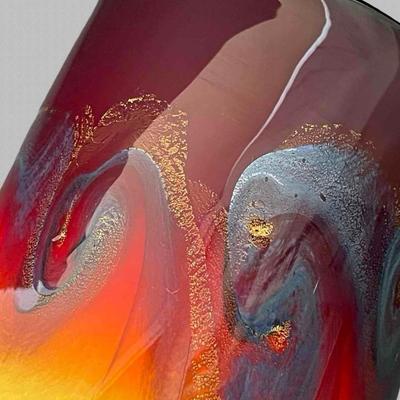 Michael Nourot Art Glass Vase