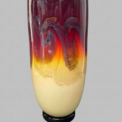 Michael Nourot Art Glass Vase