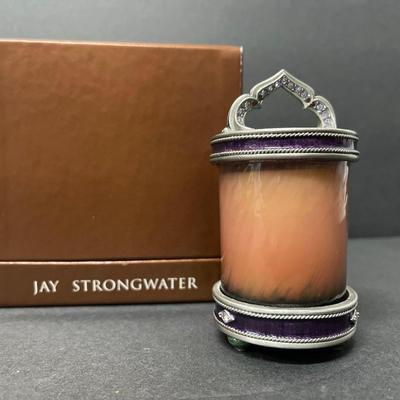 Jay Strongwater Jeweled Scented Candle