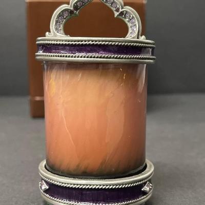 Jay Strongwater Jeweled Scented Candle