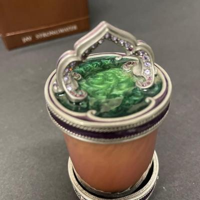 Jay Strongwater Jeweled Scented Candle