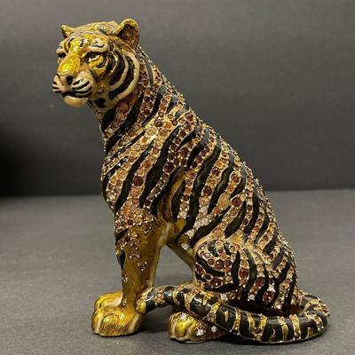Jay Strongwater “Big Cat” Tiger Figurine