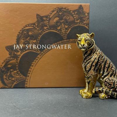 Jay Strongwater “Big Cat” Tiger Figurine