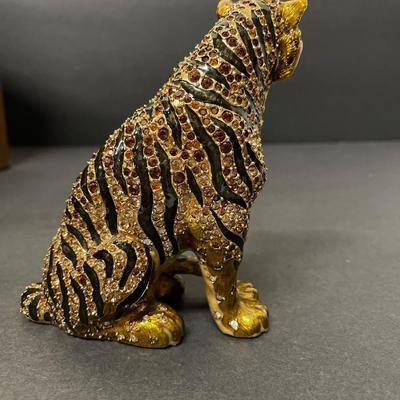 Jay Strongwater “Big Cat” Tiger Figurine