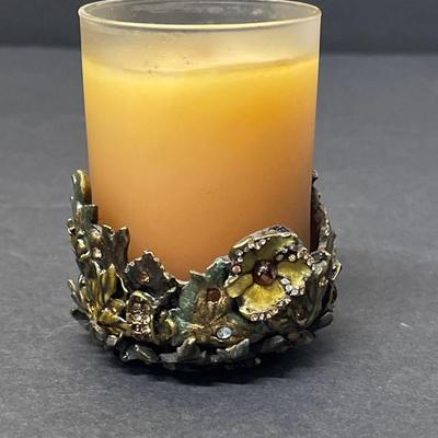 Jay Strongwater Jeweled Scented Candle