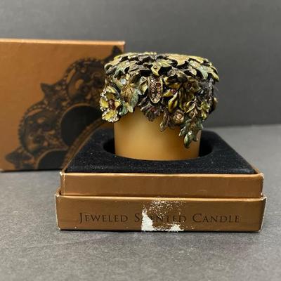 Jay Strongwater Jeweled Scented Candle
