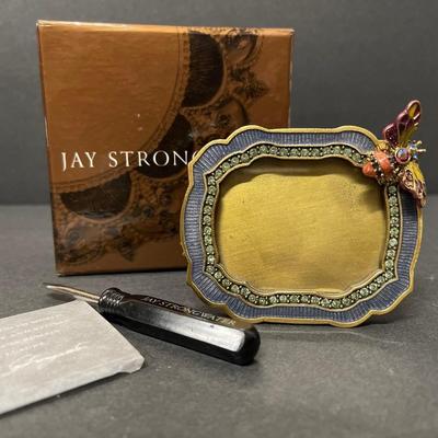 Jay Strongwater Jeweled Butterfly Mini Frame