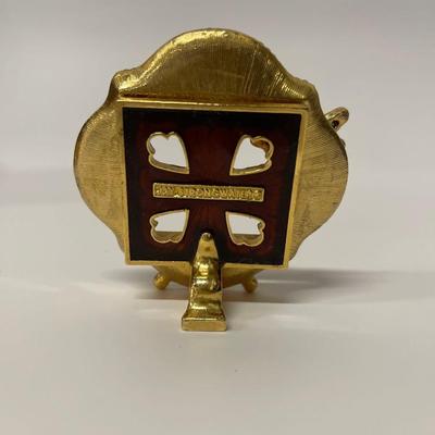Jay Strongwater Enamel Mini Frame with Crystal Dragonfly