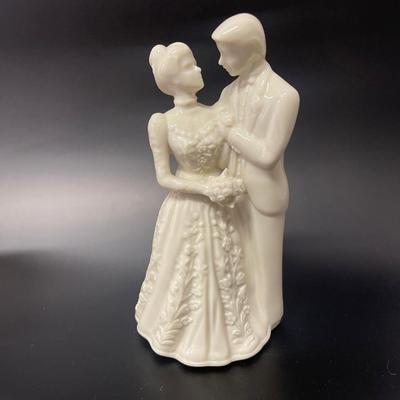 3 Piece Lot of Lenox, Including Wedding Promises Bride & Groom Figurine