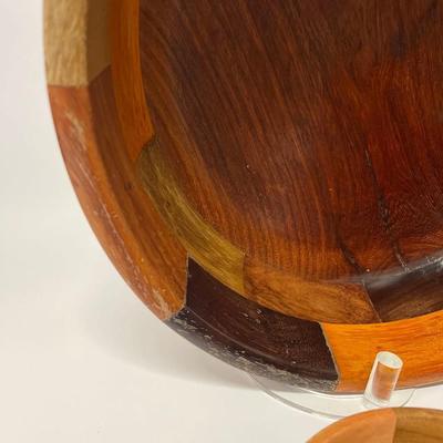 Wooden Salad Bowl Set
