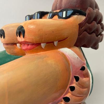 Markus Pierson Limited Edition Sculpture, Dancing Dogs