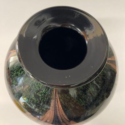 Art Glass Vase, Unmarked