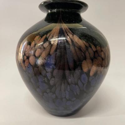 Art Glass Vase, Unmarked